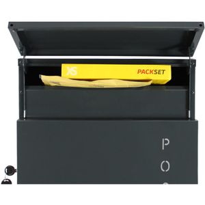 Produktbild für Briefkasten SafePost 22955 ScanPro 22-9, anthrazit, aus Stahl