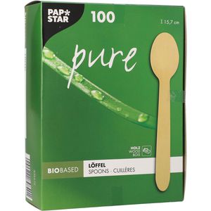 Produktbild für Einwegbesteck Papstar 84840 pure, Holz