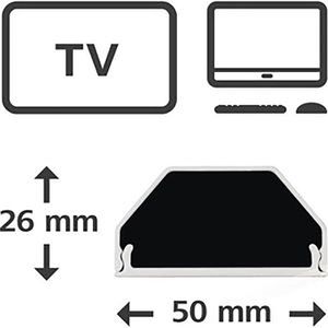 Produktbild für Kabelkanal Hama 00220989 weiß