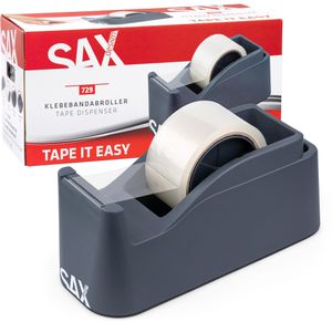 Klebebandabroller Sax Tape it easy, 0-729-18, grau