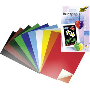 Buntpapier Folia 750, glänzend, 18,5 x 29,7 cm
