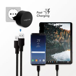 Produktbild für USB-Ladegerät LogiLink PA0218, 10,5 Watt