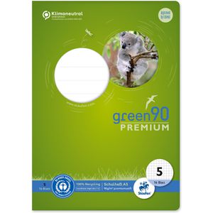 Produktbild für Schulheft Staufen Premio, 040780005, ab 2. Klasse, A5