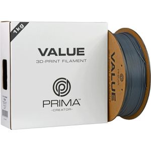 Produktbild für Filament Prima Value 12798, PLA+, grau