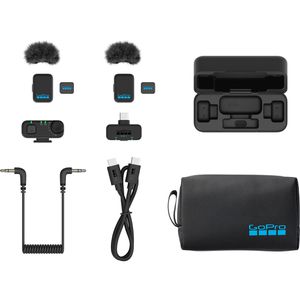 Produktbild für Mikrofon GoPro Wireless Mic Complete Kit, schwarz