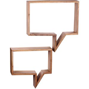 Wandregal Wohnling Mumbai, WL1.530, akazie