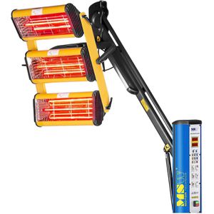 Produktbild für Infrarot-Lacktrockner MSW IR-DRYER3000.1 PULSE, 3 Leuchtröhren
