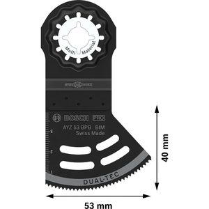 Produktbild für Multifunktionswerkzeug-Zubehör Bosch PRO AYZ 53 BPB Dual-Tec