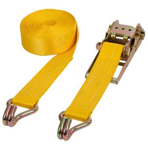 Produktbild für Spanngurt Kerbl 37190, gelb, Haken &amp; Ratsche
