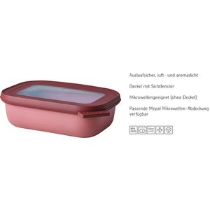 Produktbild für Frischhaltedose Mepal Cirqula eckig aus Kunststoff