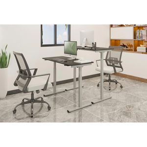 Produktbild für Schreibtischgestell Digitus DA-90432, silber
