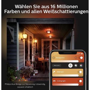 Produktbild für Wandleuchte Philips-Hue Econic aus Aluminium, für außen (IP44)