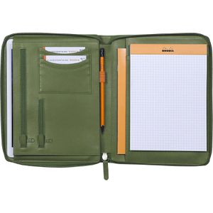 Produktbild für Schreibmappe Rhodia 168102C, salbei, Kunstleder