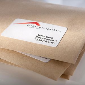 Produktbild für Versandetiketten Zweckform LR7165-100, weiß