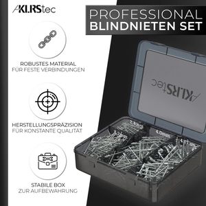 Produktbild für Blindnieten KLRStec Professional, Set