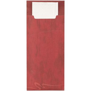 Produktbild für Bestecktaschen Papstar 85207, bordeaux