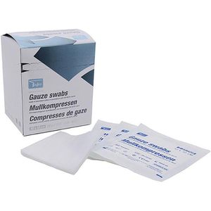 Produktbild für Mullkompressen Teqler 603877, aus Baumwolle, steril