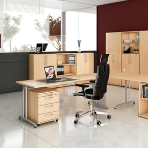Produktbild für Rollcontainer Hammerbacher B-Serie, aus Holz, buche