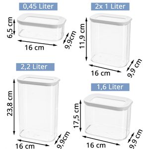 Produktbild für Vorratsdose Emsa Optima N1142700, aus Kunststoff