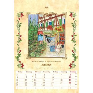 Produktbild für Bildkalender Alpha 100 jähriger Kalender Jahr 2026