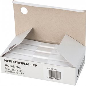 Produktbild für Heftstreifen Wekre 34 x 150mm, weiß