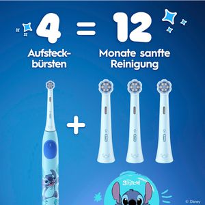Produktbild für Aufsteckbürsten Oral-B iO Kids 6+, Disney Stitch FFU