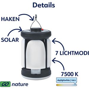 Produktbild für Campinglampe Müller-Licht Falcon, mit Solar