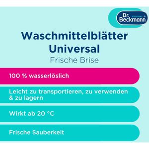 Produktbild für Waschmittel Dr.Beckmann Magic Leaves, Universal