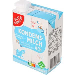 Produktbild für Kondensmilch Gut&amp;Günstig Fettgehalt 4 %