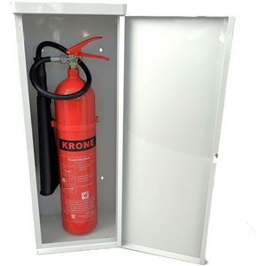Produktbild für Feuerlöscherschrank Krone mit Magnetverschluss