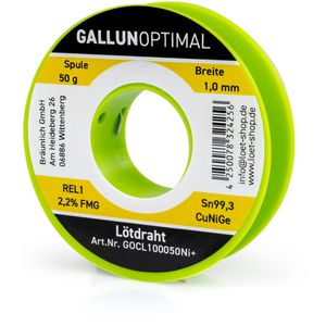 Produktbild für Lötzinn GALLUNOPTIMAL mit Flussmittel, bleifrei