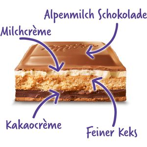 Produktbild für Tafelschokolade Milka Schoko &amp; Keks