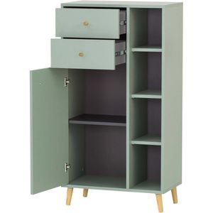Produktbild für Badschrank Schildmeyer Bjarne 153172, mit 4 Füßen, pistazie