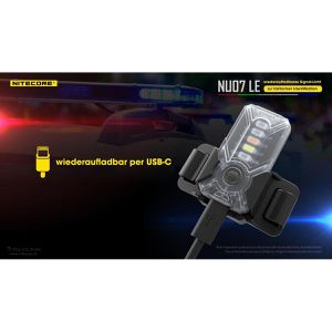 Produktbild für Warnleuchte Nitecore NU07LE, RGBW, mit 180° LED