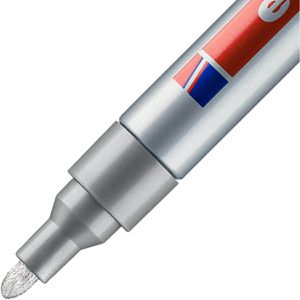 Produktbild für Lackmarker Edding 750, wasserfest &amp; permanent, silber