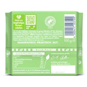 Produktbild für Tafelschokolade Ritter-Sport Crunchy Mandel