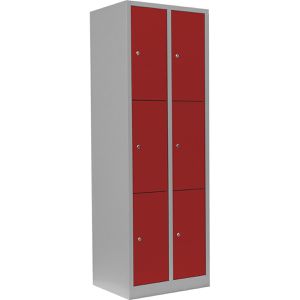 Schließfachschrank Lüllmann 520324, rot