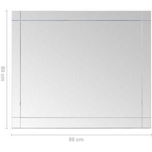 Produktbild für Wandspiegel vidaXL 249533, rechteckig