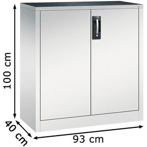 Produktbild für Werkzeugschrank CP-Möbel 8820-000, aus Metall, lichtgrau