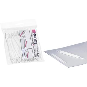 Produktbild für Heftstreifen Laurel 1830-10, 8,5 x 80mm, weiß