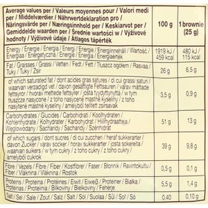 Produktbild für Kuchen Mr.Brownie White Chocolate, mit Schokoladenstückchen