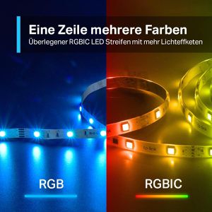 Produktbild für LED-Streifen Tapo L920-5, dimmbar, weiß + RGB