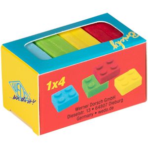 Produktbild für Radiergummi Wedo Bricky, Bausteine