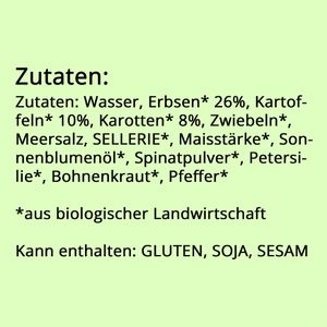 Produktbild für Fertiggericht Alnatura Erbsen Topf, BIO
