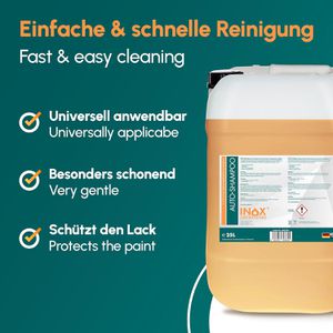 Produktbild für Autoshampoo INOX Nano Line, mit Orangenduft