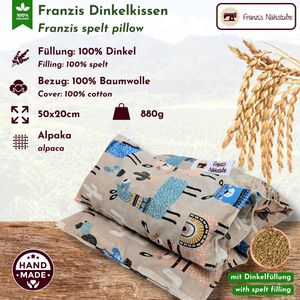 Produktbild für Wärmekissen Franzis-Nähstube Alpaka, 50 x 20cm, Dinkelkerne