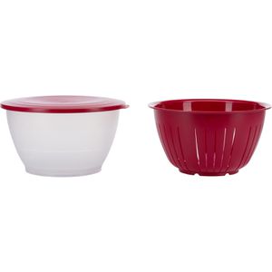 Produktbild für Schüssel Westmark Olympia 2418227R, Set mit Deckel und Sieb