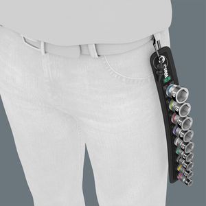 Produktbild für Steckschlüssel Wera Belt B 1 Zyklop, 10-teilig