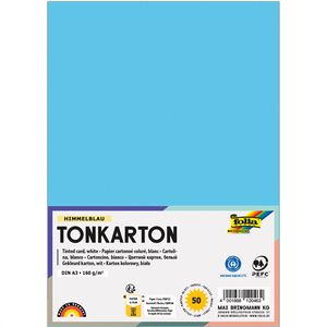 Produktbild für Tonpapier Folia 66305030 Tonkarton, A3