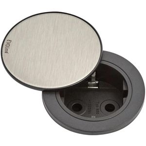 Einbausteckdose EVOline One, mit 3m Kabel